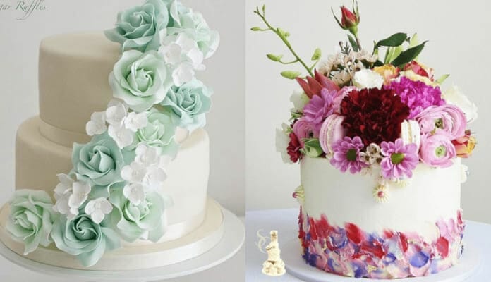 pasteles de boda cuadrados _ tartas de matrimonio