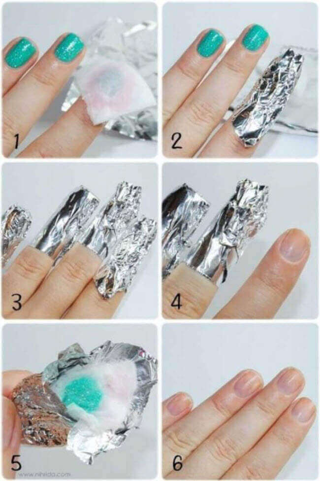 Como quitar las uñas acrílicas o uñas de gel