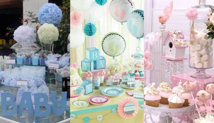 mesas de dulces para baby shower | barra de dulces para baby shower