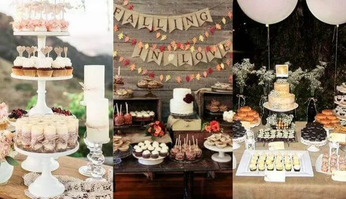 mesas de dulces para boda | barra de dulces matrimonio