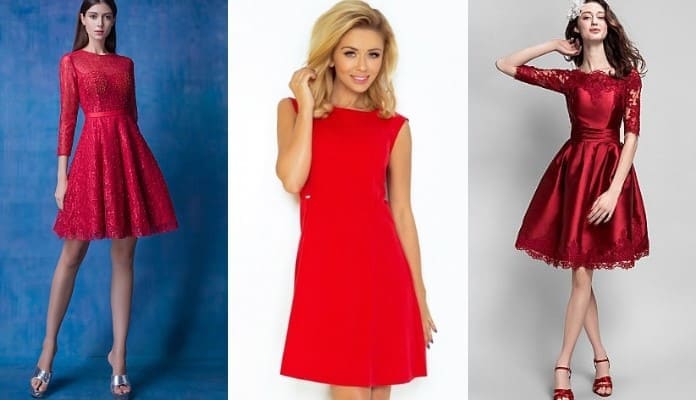 vestidos rojos cortos de fiesta